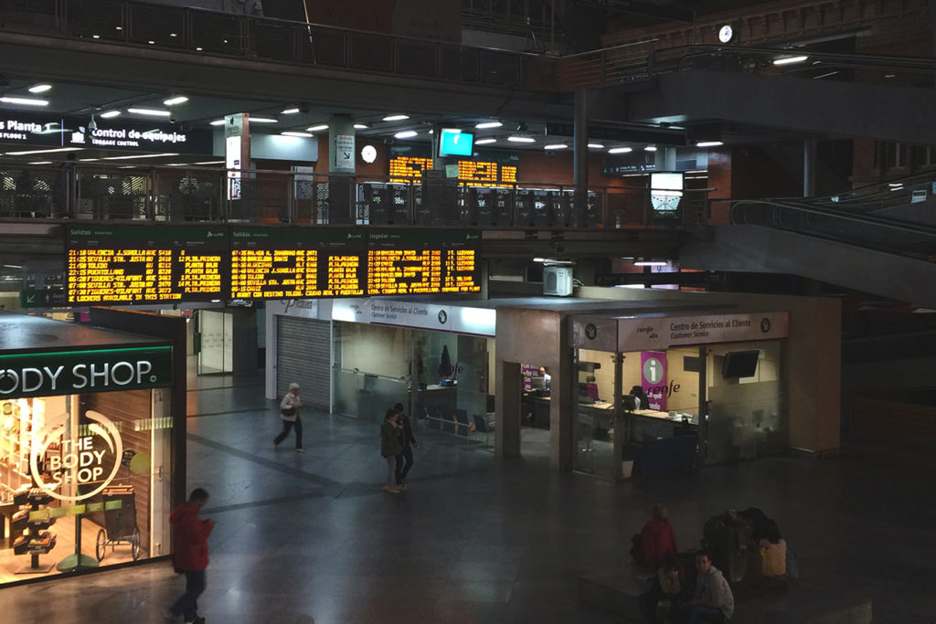 Estación de Atocha. Madrid, 2015 ©Sergio López